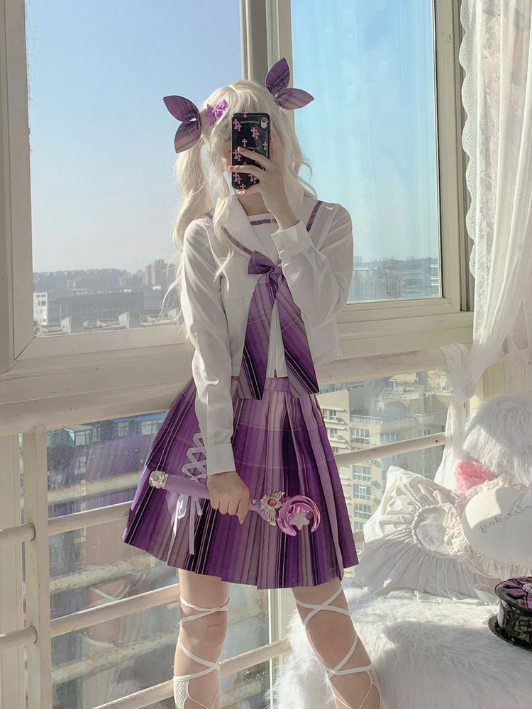 Little Demon Fairy JK Uniform Bow Ties & Hairpin-ntbhshop