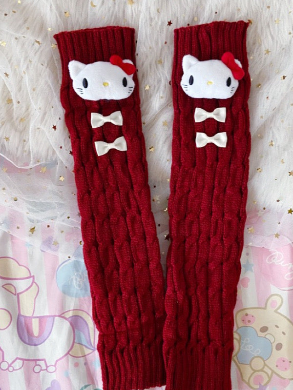 Kuromi & Friends Knit Leg Warmers-ntbhshop