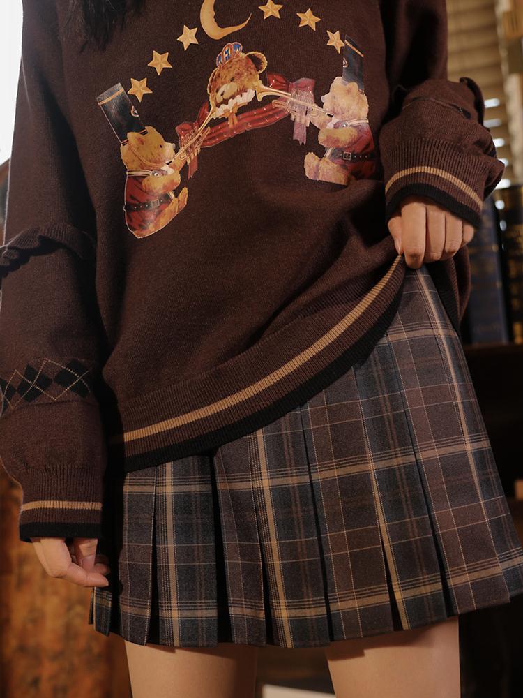 Royal Bear JK Uniform Skirts-Sets-ntbhshop