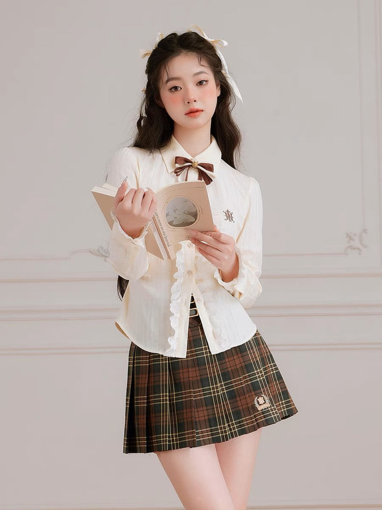 Chic Parisian Shirt & Bow Tie-ntbhshop