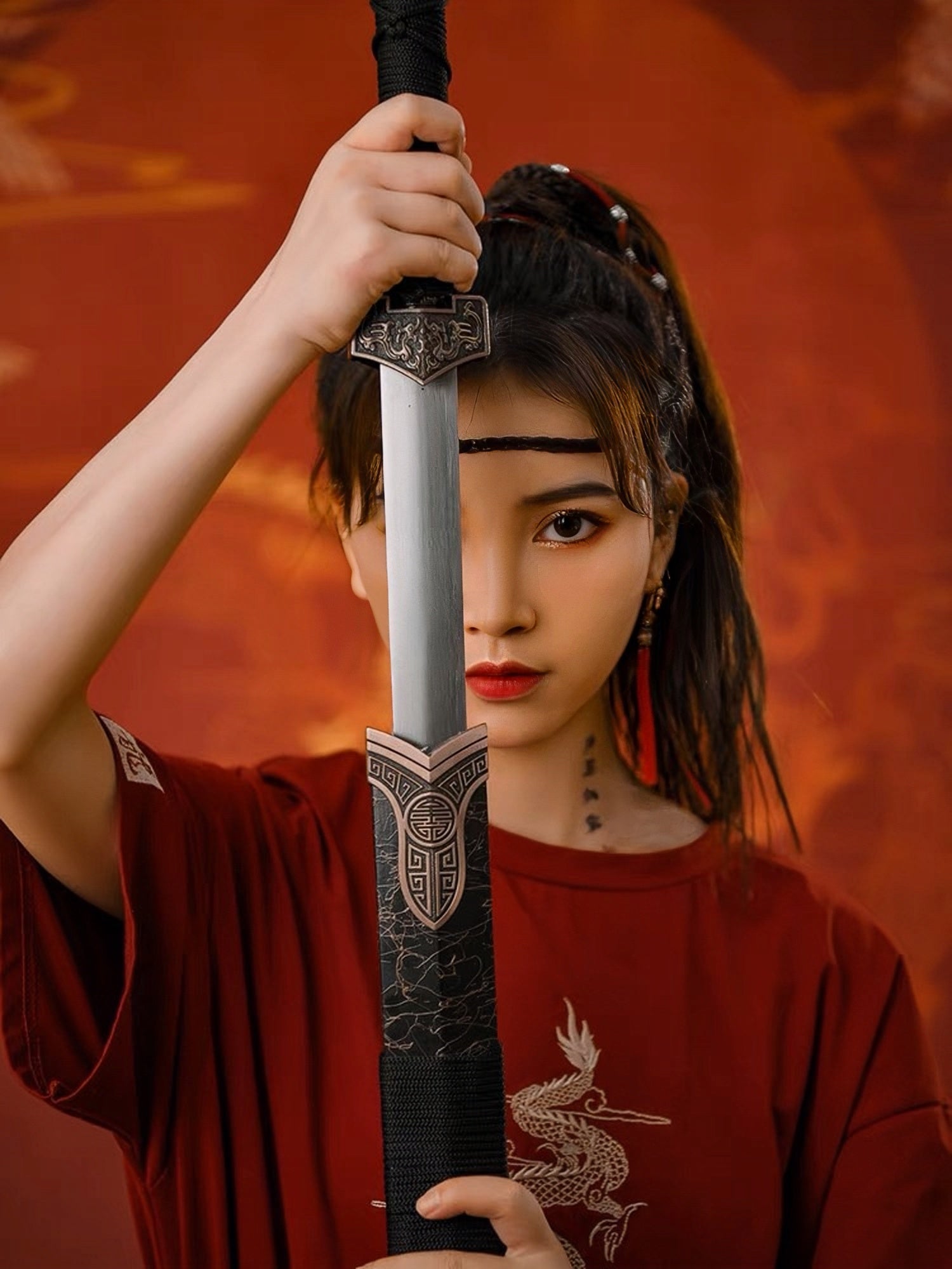 Golden Dragon Chinese Unisex Tees-ntbhshop