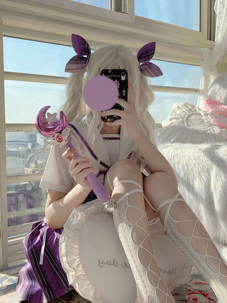 Little Demon Fairy JK Uniform Bow Ties & Hairpin-ntbhshop