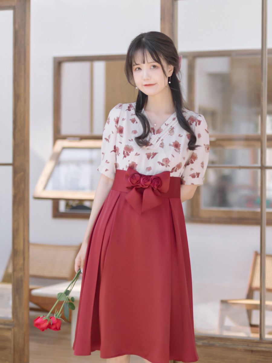 Rosehill Red Dress-ntbhshop