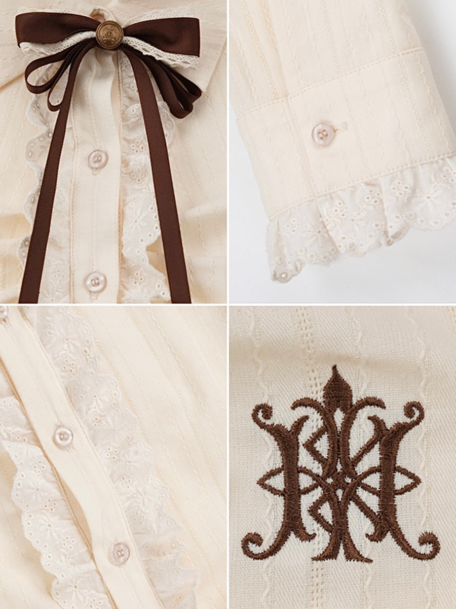 Chic Parisian Shirt & Bow Tie-ntbhshop