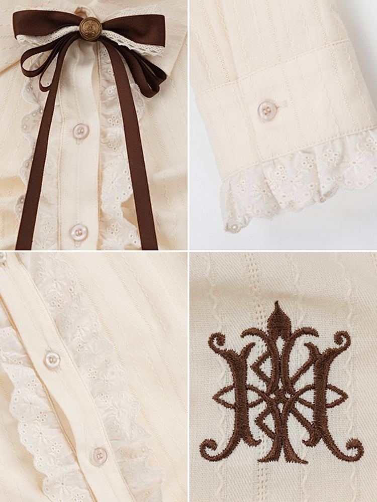 Chic Parisian Shirt & Bow Tie-ntbhshop