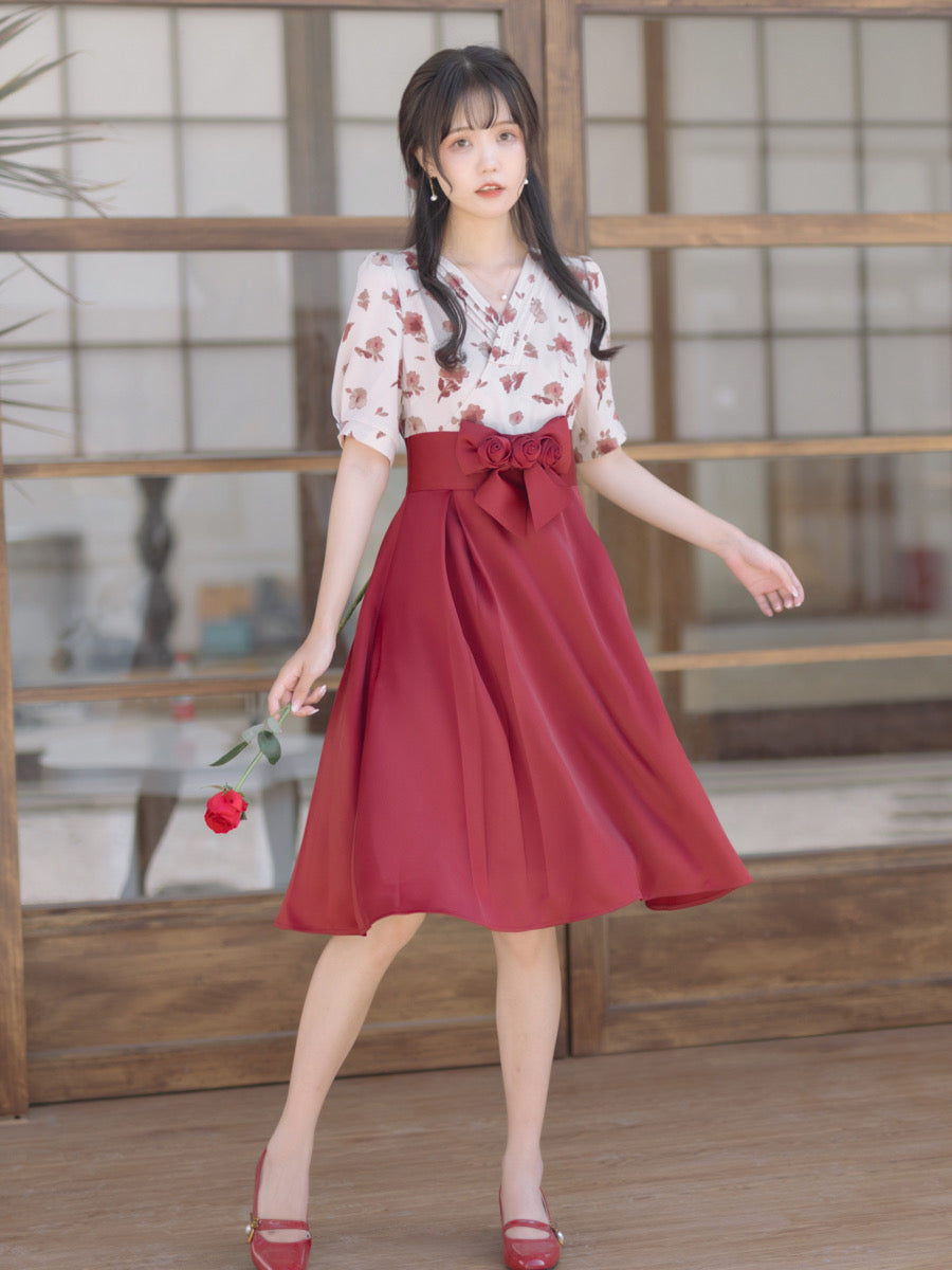 Rosehill Red Dress-ntbhshop
