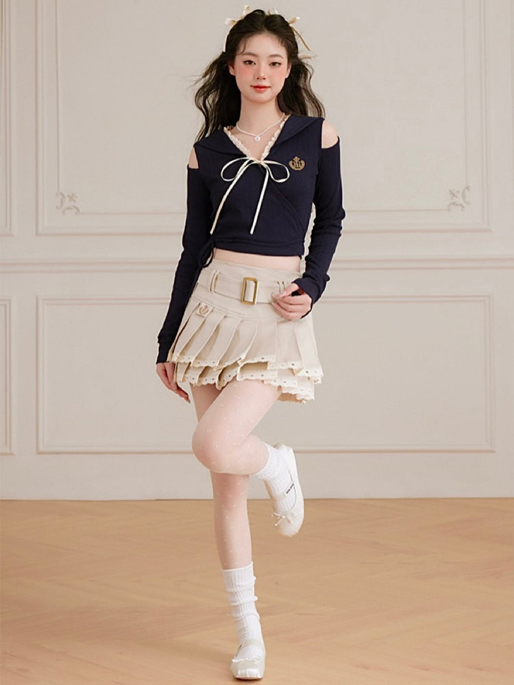 Heart Crush Mini Skirt-ntbhshop