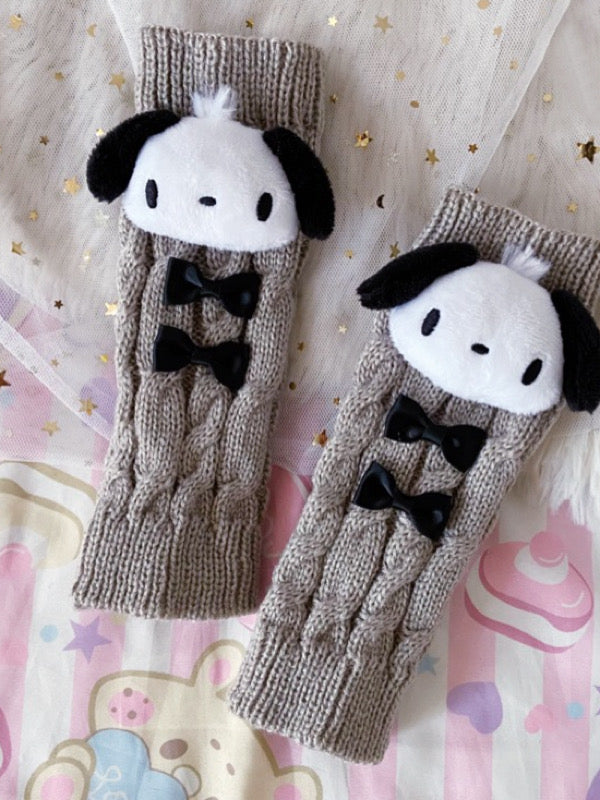 Kuromi & Friends Knit Arm Warmers-ntbhshop