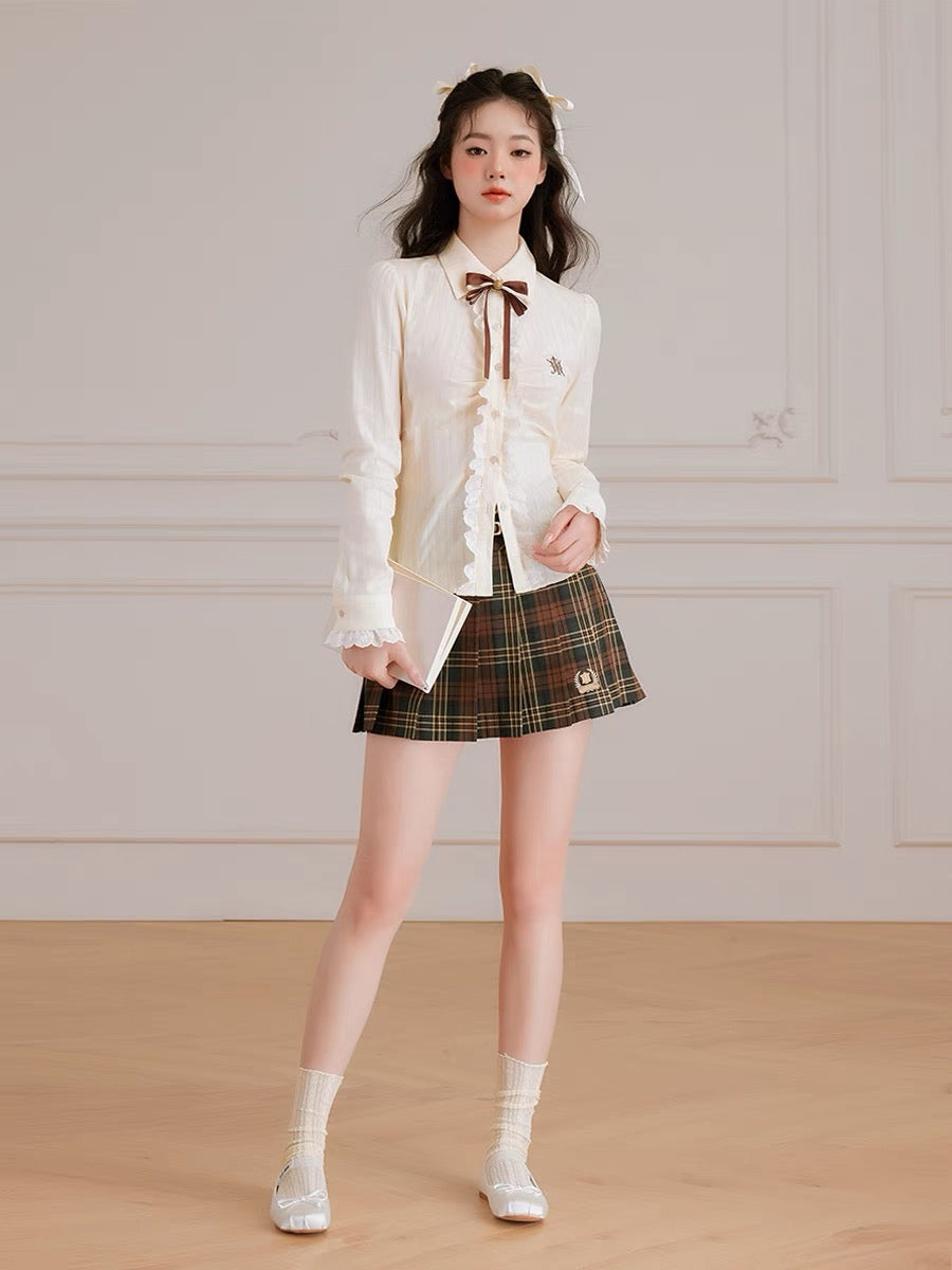 Chic Parisian Pleated Skirt-ntbhshop