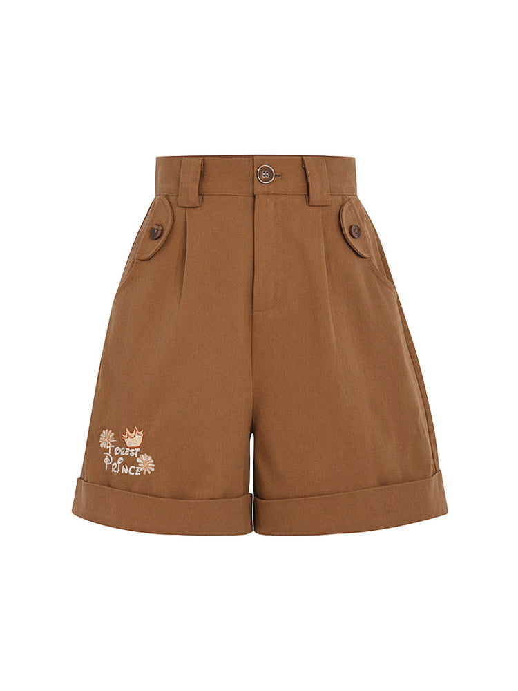 Forest Prince Artistic Knit Vest, Shirt, Shorts & Scarf-ntbhshop