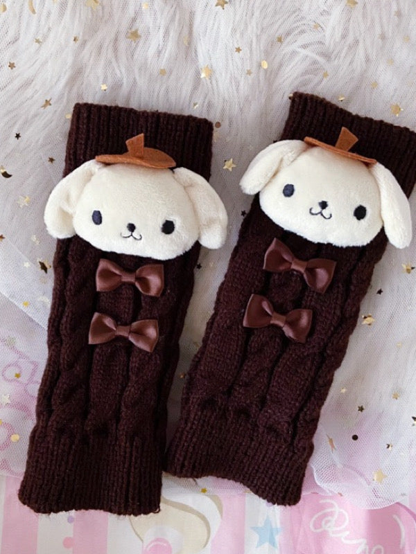 Kuromi & Friends Knit Arm Warmers-ntbhshop