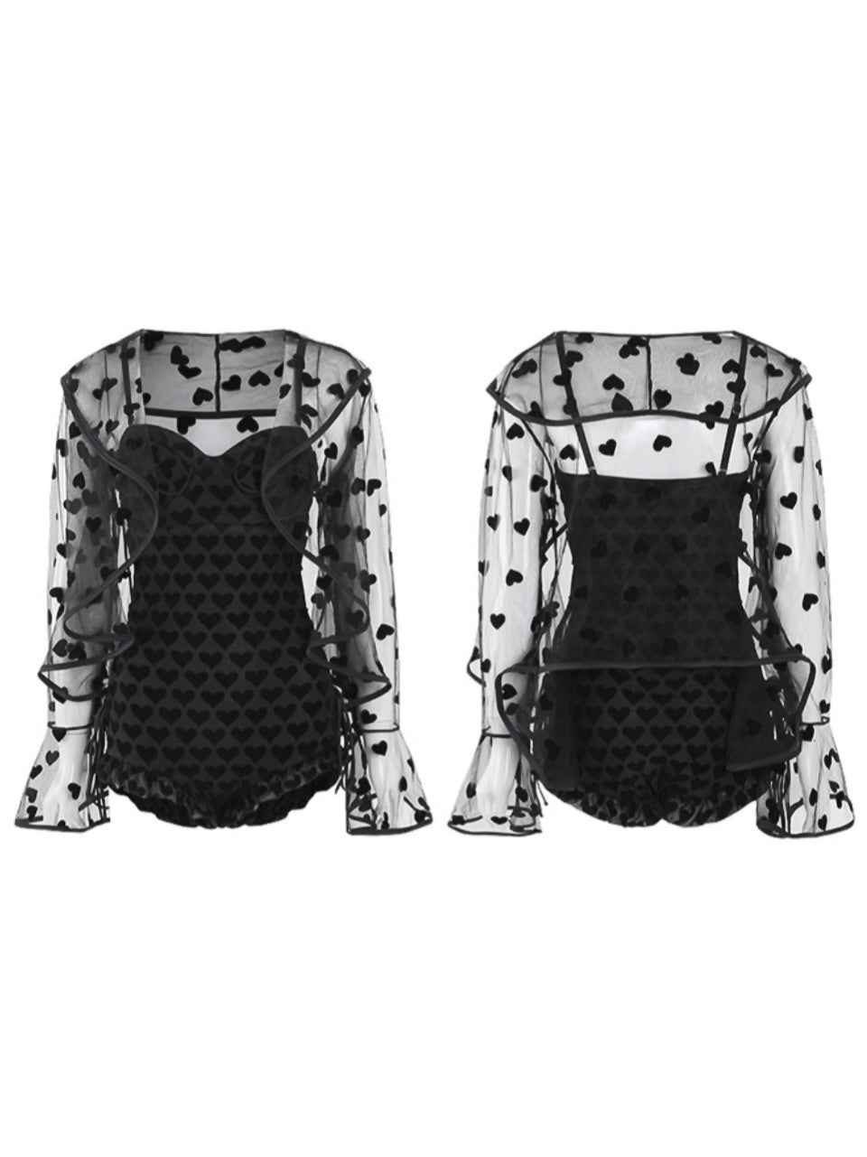 Shadowy Love Outerwear & Swimsuit-ntbhshop