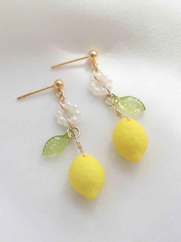 Lemon Earrings-ntbhshop