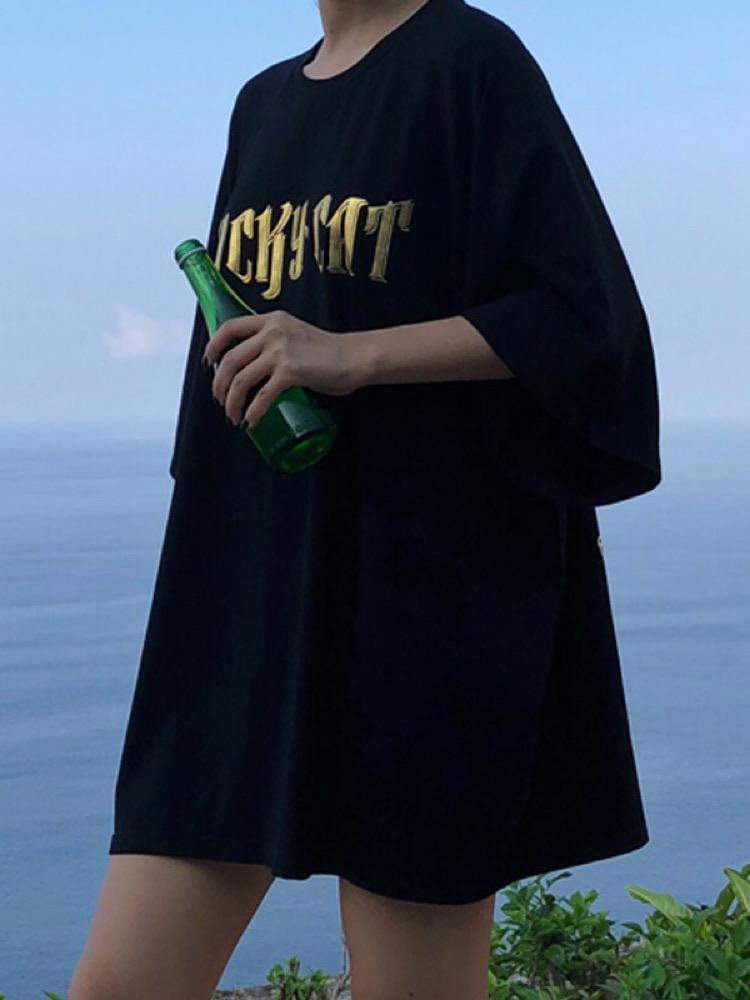 Lucky Cat Bronzing Tees-ntbhshop