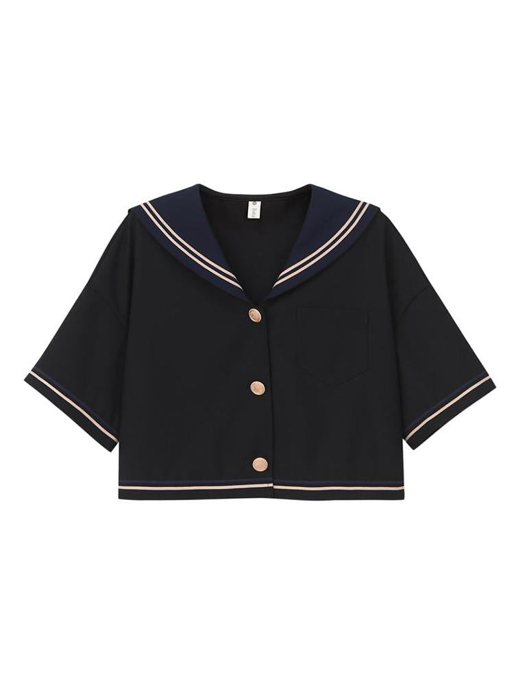 Planetary Hours Sailor Blouse, Camisole & Skirt-ntbhshop