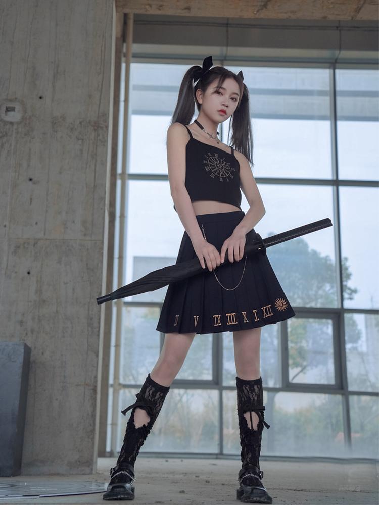 Planetary Hours Sailor Blouse, Camisole & Skirt-ntbhshop