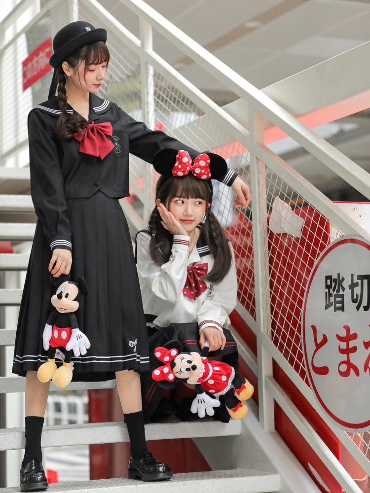 Mickey And Minnie JK Uniform Sailor Blouses-ntbhshop