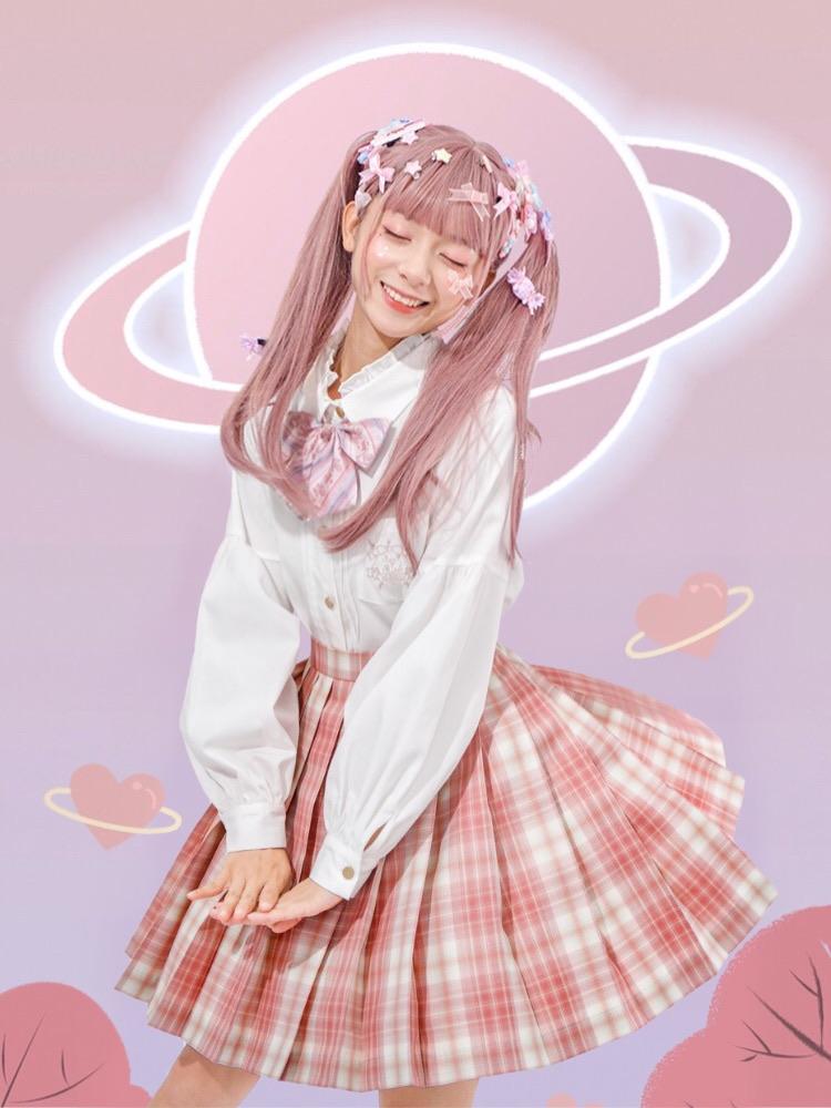 Peach Princess JK Uniform Skirts-ntbhshop