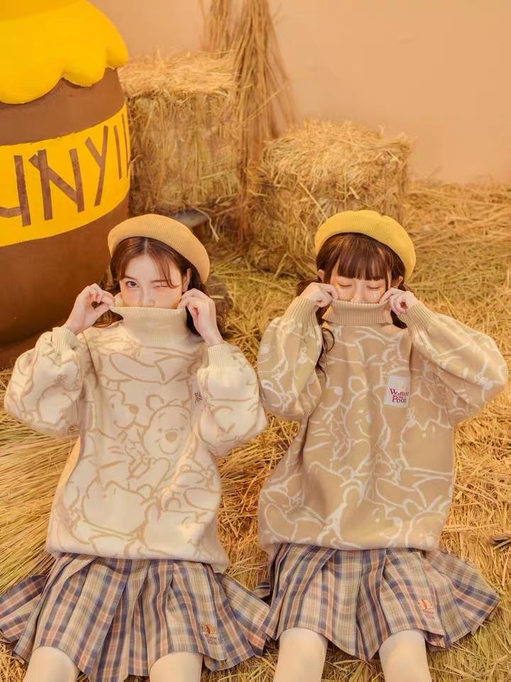Pooh JK Uniform Skirts-Sets-ntbhshop