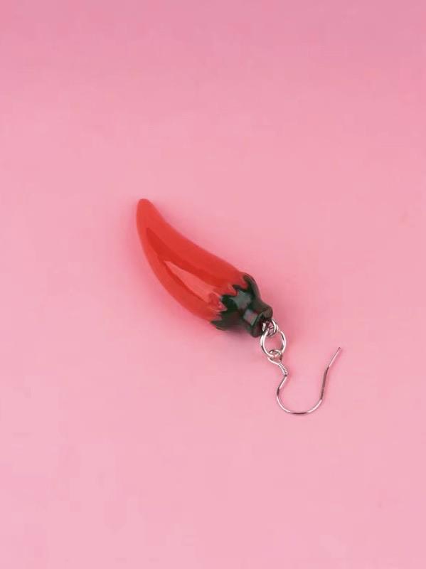 Spicy Pepper Resin Earrings-ntbhshop
