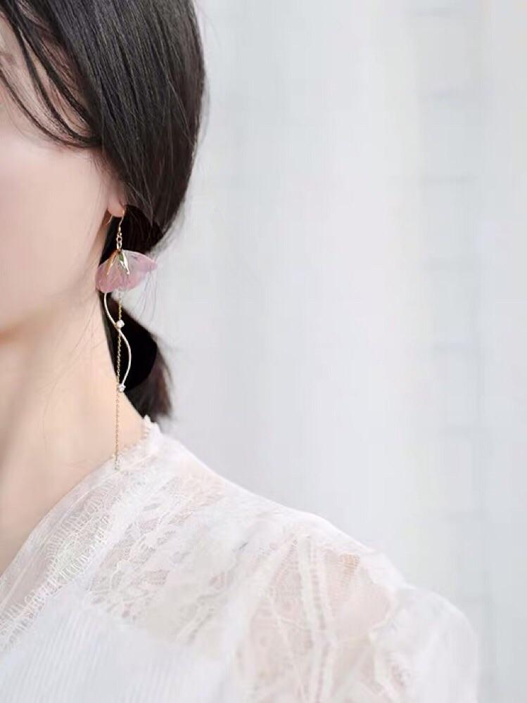 Rose Earrings-ntbhshop