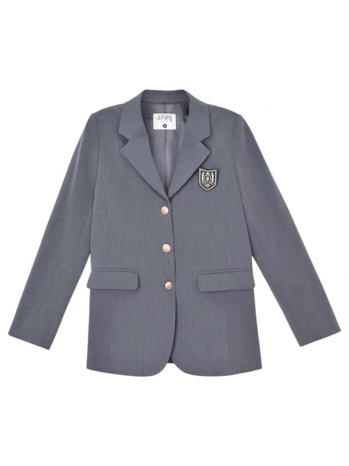 S-Class Three-Button JK Uniform Jackets with Badges-ntbhshop