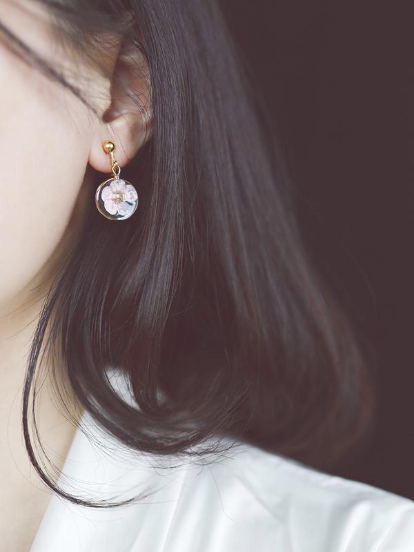 Sakura Memory Earrings-ntbhshop