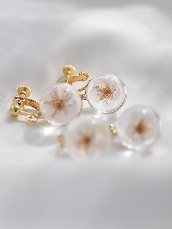Sakura Memory Earrings-ntbhshop
