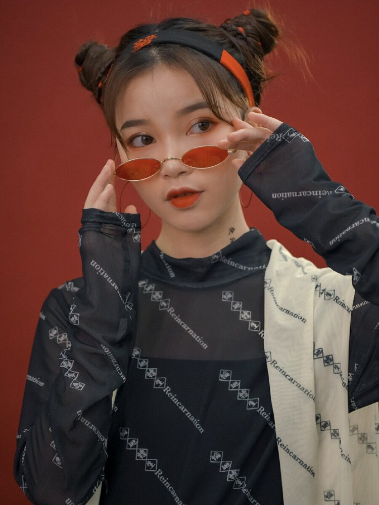 The Twin Mesh Tops & Tees-ntbhshop