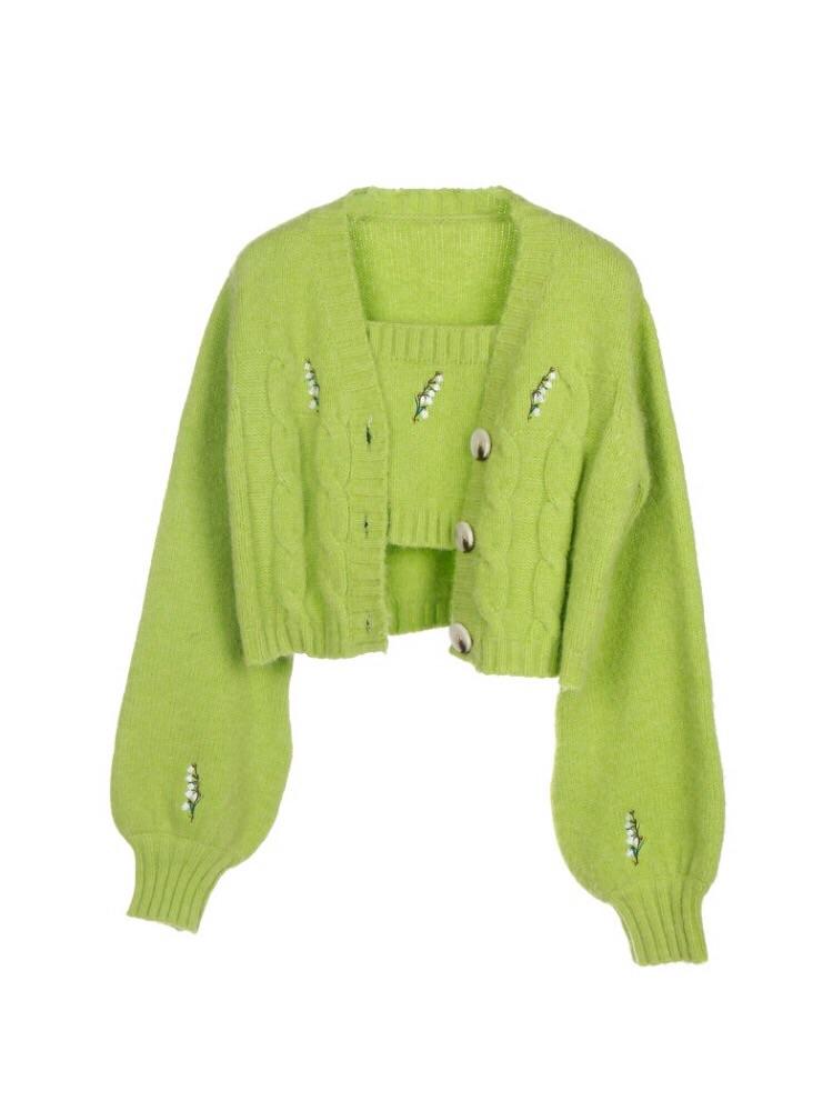 Winter Flower Cami & Sweater-ntbhshop